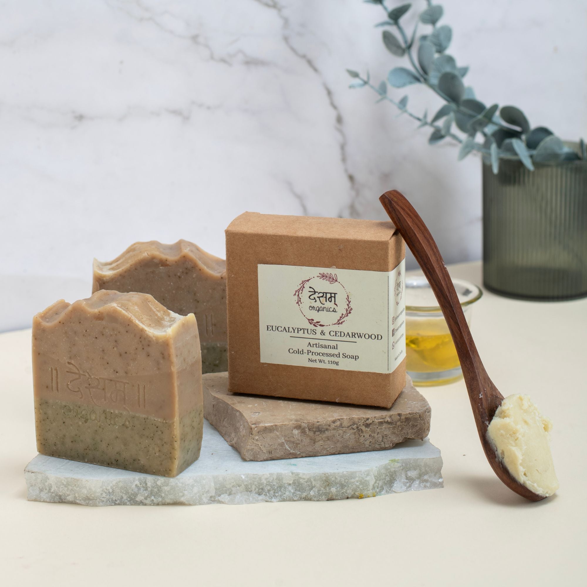 Eucalyptus & Cedarwood Artisanal Cold Process Soap