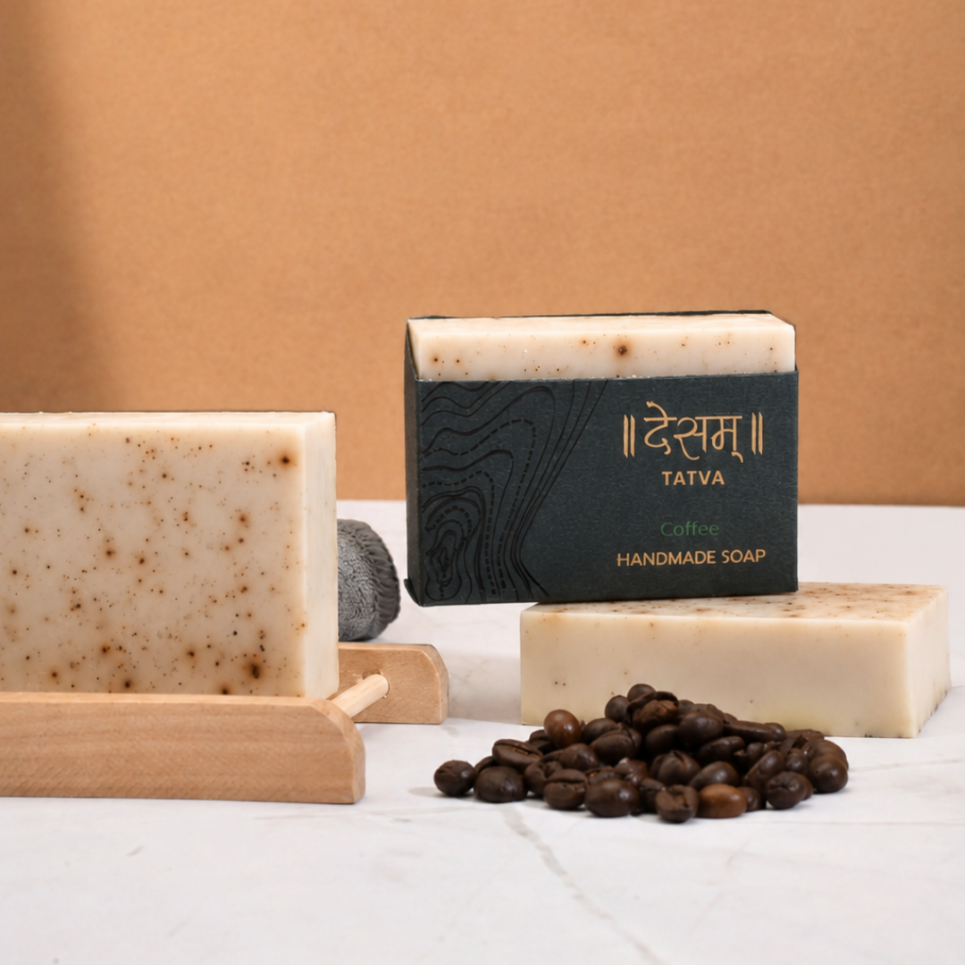 Coffee Scrub Organic Handmade Soap | Natural Exfoliating Soap | 100g