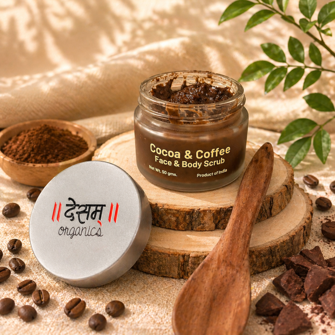 Cocoa & Coffee Handmade Face & Body Scrub