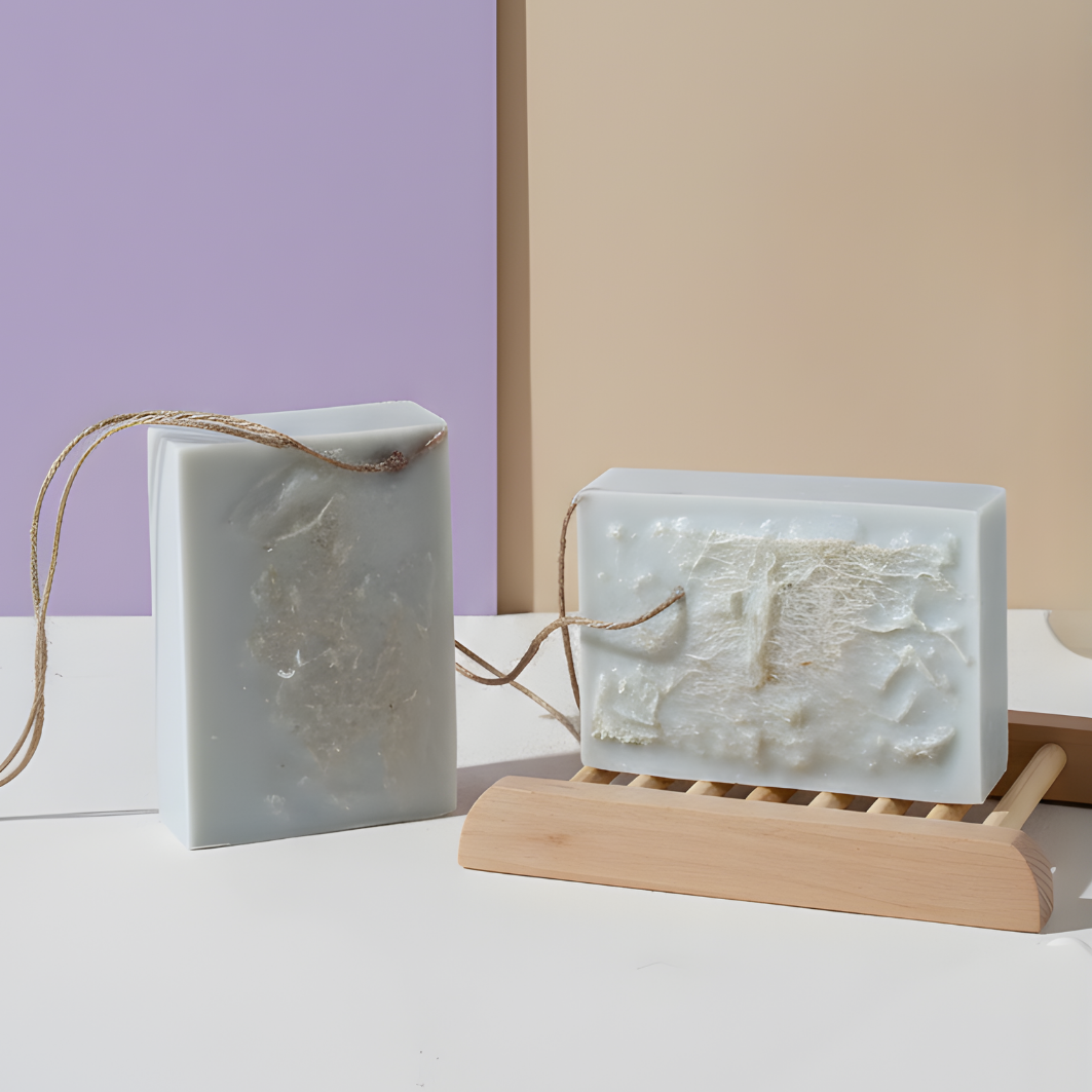 Lavender Luxe Loofah Soap Bar