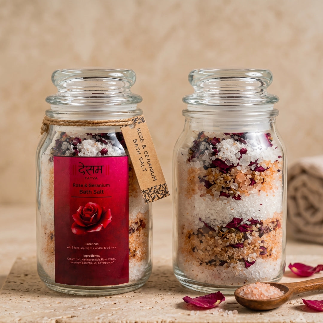 Rose & Geranium Bath Salt/Foot Soak