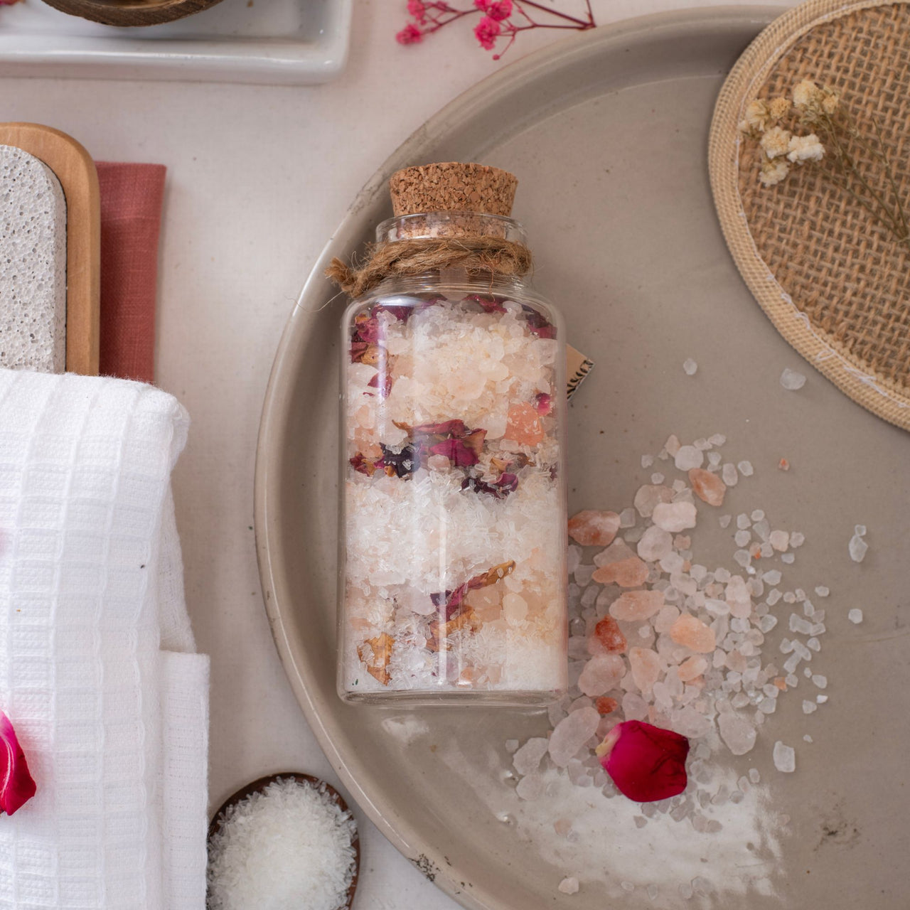 Rose & Geranium Bath Salt/Foot Soak