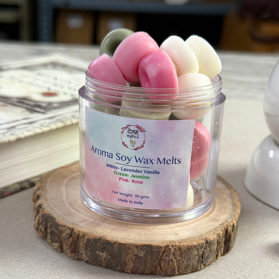 Calm & Pure Aroma Box | Set Of T-Light Diffuser & Wax Melts