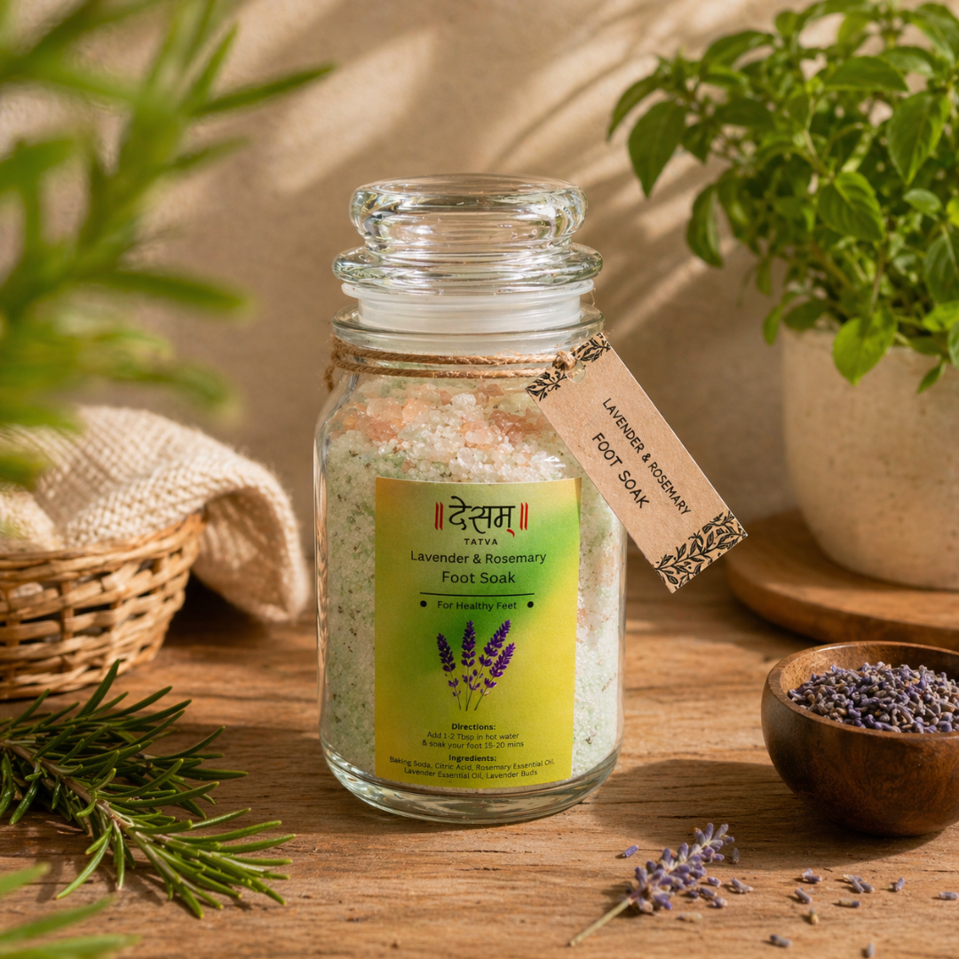 Lavender and Rosemary Foot Soak