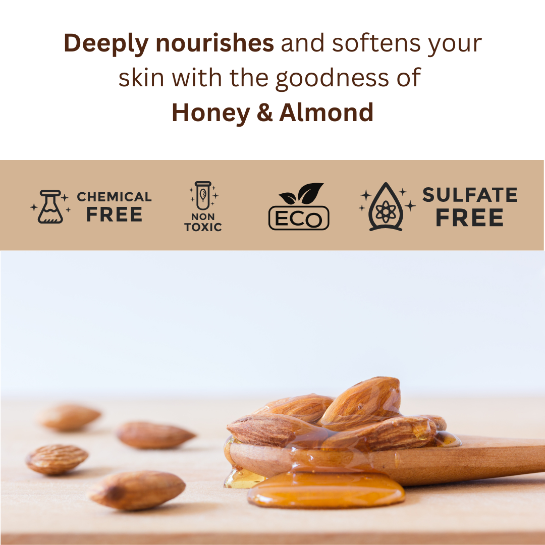 Honey Almond Triple Butter Handmade Natural Bathing Bar