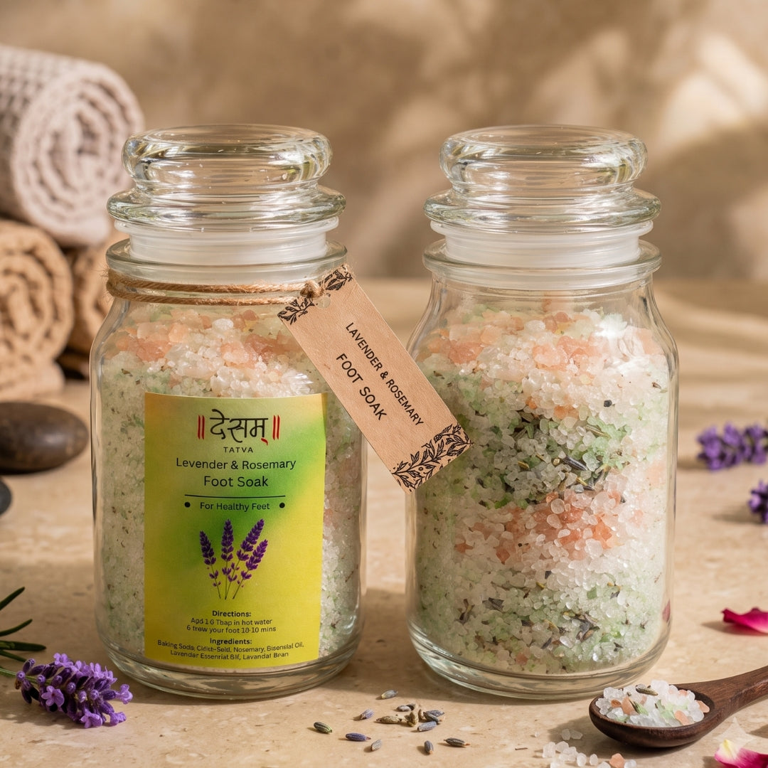 Lavender and Rosemary Foot Soak