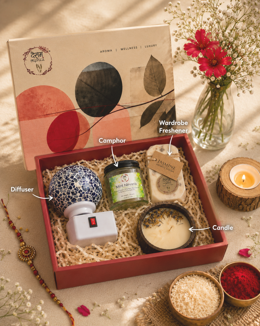 Aroma Rakhi Gift Box