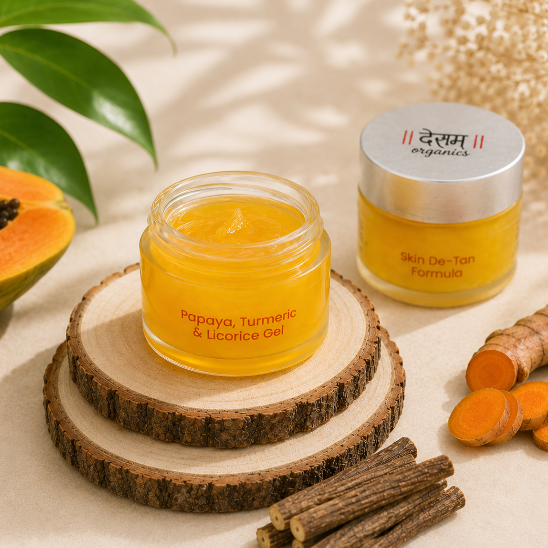 Papaya, Turmeric & Licorice Face & Body Gel | Skin Brightening & Spot Correction Gel