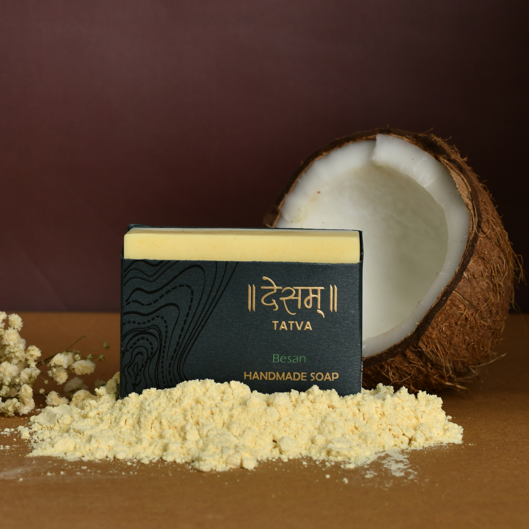 Besan (Gram Flour) Handmade Ayurvedic Skincare Soap