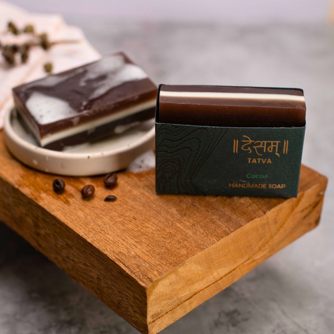 Cocoa Handcrafted Natural Soap Bar