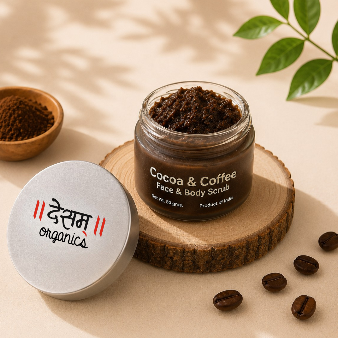 Cocoa & Coffee Handmade Face & Body Scrub