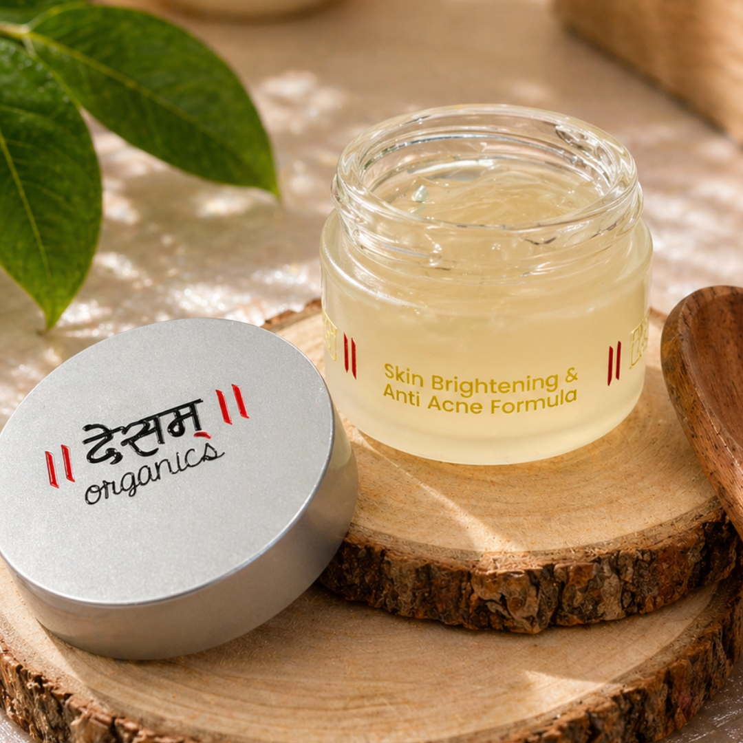 Cucumber, Ashwagandha & Witch-Hazel Face & Body Gel | Soothing Gel for Oily, Acne-Prone Skin | 50g