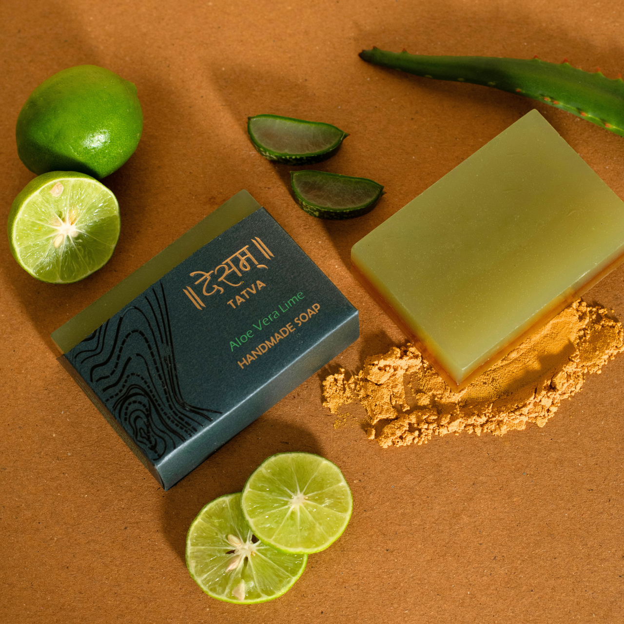 Aloe Vera & Lime Natural Handmade Organic Soap