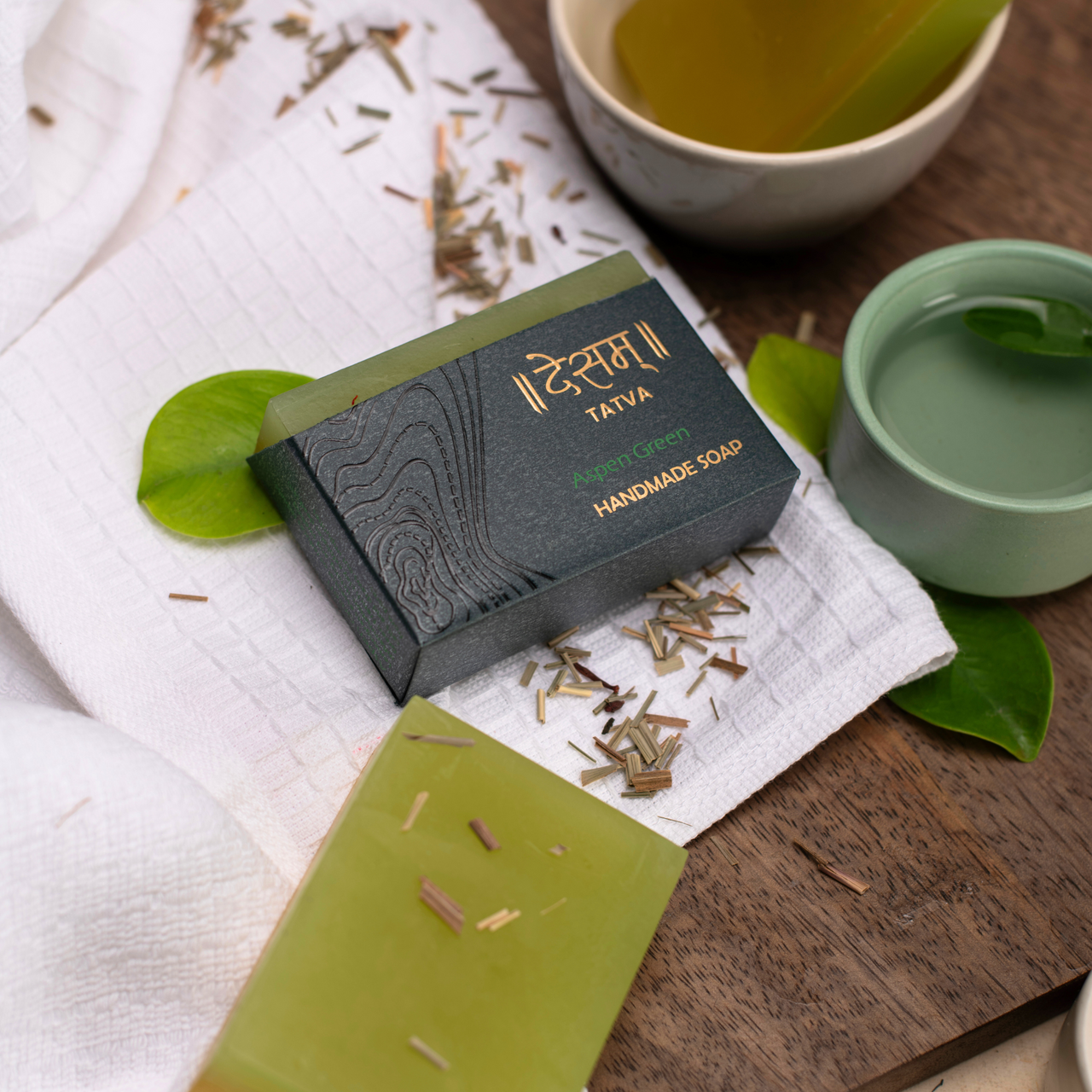Aspen Green Lemongrass Handmade Skincare Soap