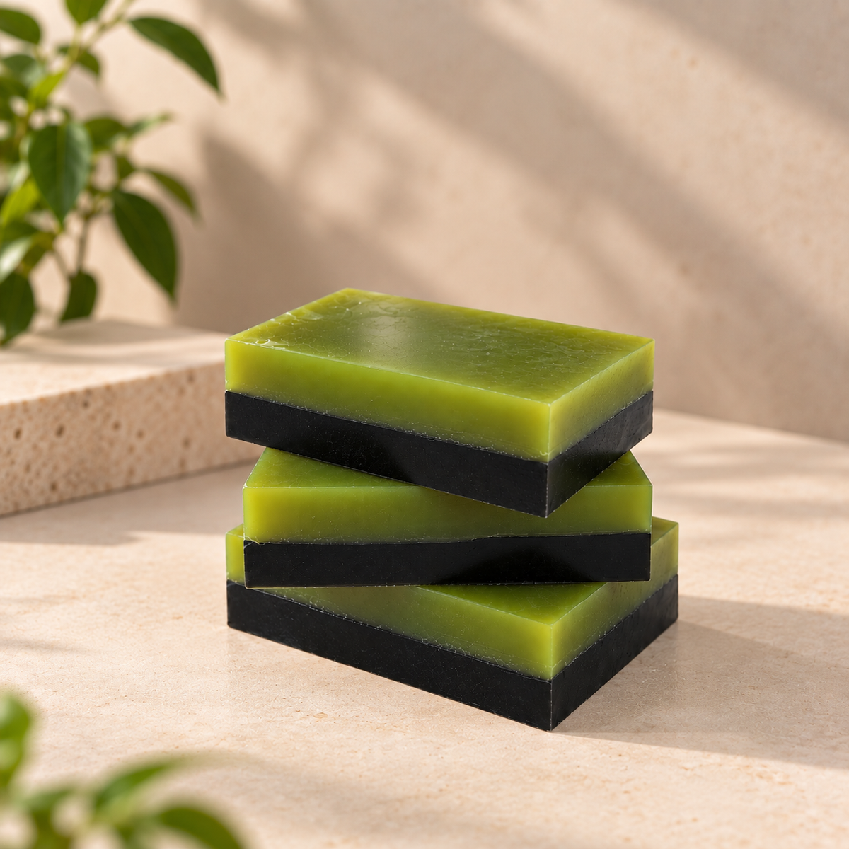Activated Charcoal & Green French Clay Soap | Anti-Acne Handmade Soap