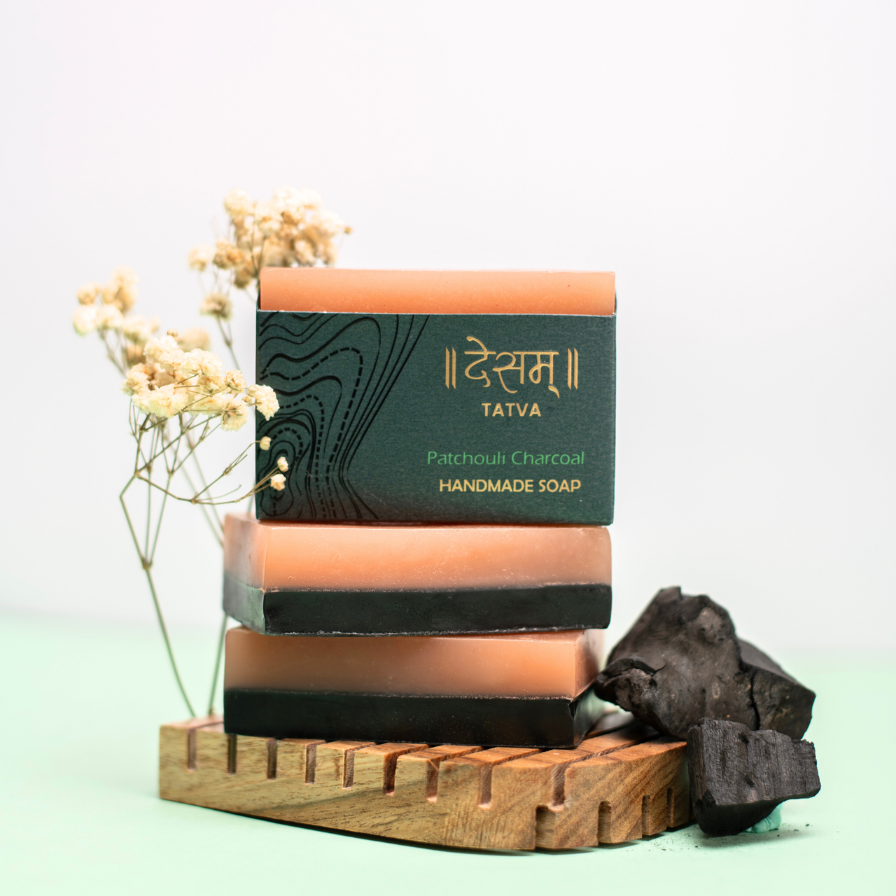 Patchouli With Charcoal Handmade Skincare Soap