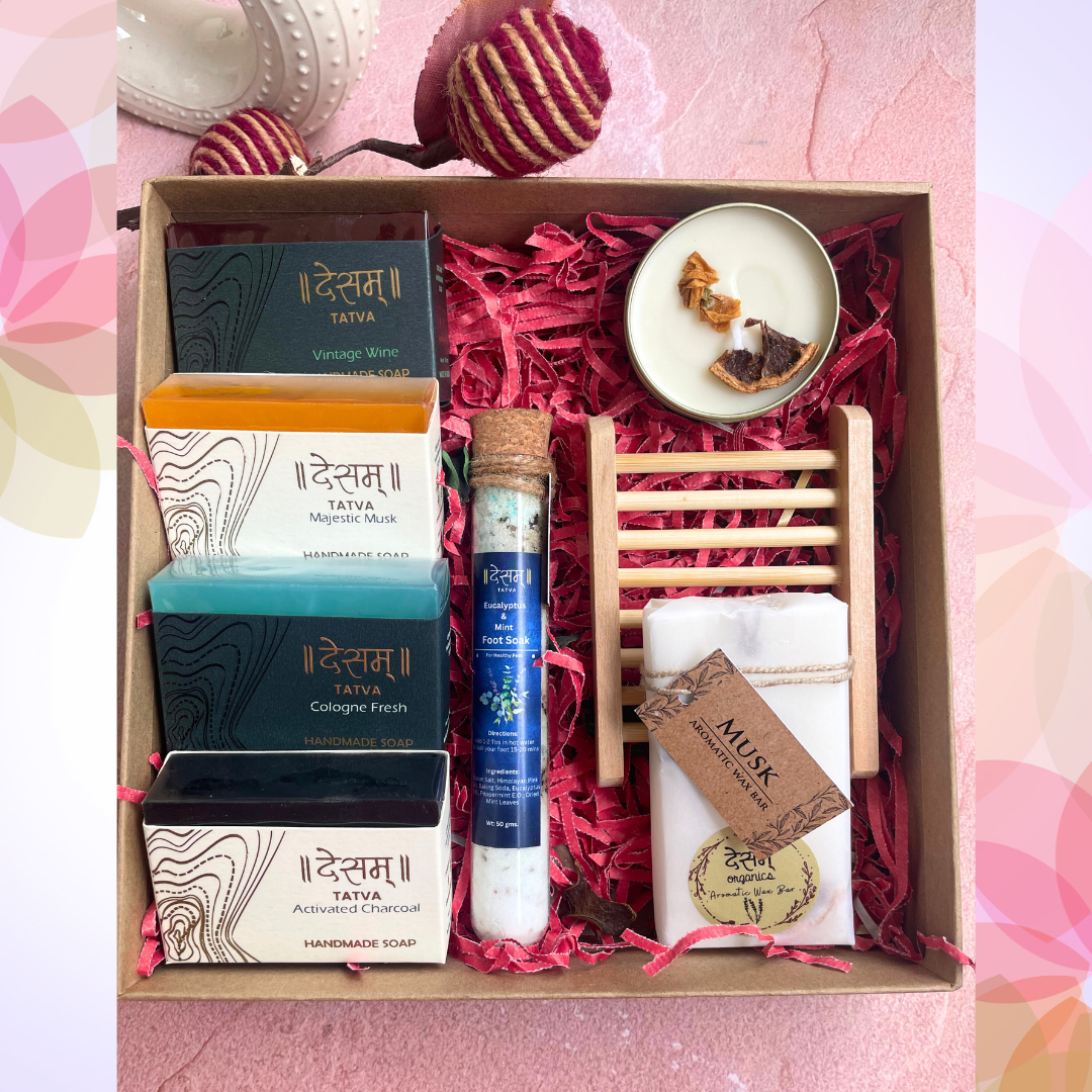 Gift Box For Him |  Skincare Gift Box for Clean, Hydrated Skin